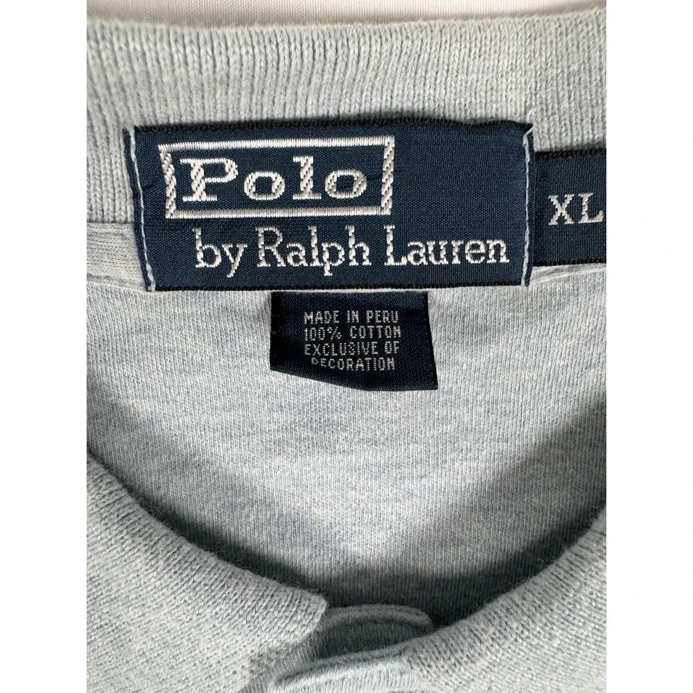 Polo Ralph Lauren Polo Shirt XL Light Blue Cotton Pony Logo Classic Men